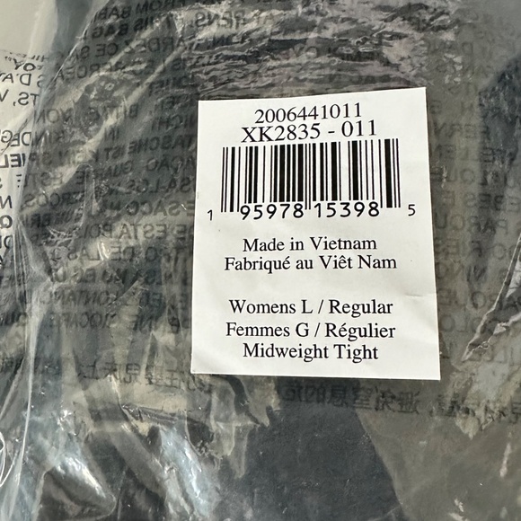 Columbia Midweight Base Layer Tights Women’s Large NWT - Picture 10 of 10